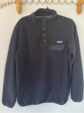 Patagonia Black Women's Synchilla Snap-T Fleece Pullover